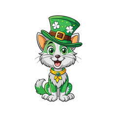 Cute Leprechaun Cat