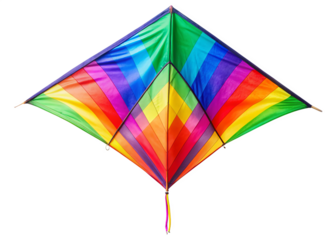 Kite isolated on a transparent background.