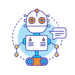 robot icon, robot vector illustration-simple illustration of robot, perfect for robot logos and themed design 