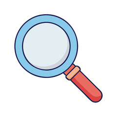search loupe icon, search loupe vector illustration-simple illustration of search loupe, perfect for search loupe logos and themed design 