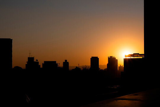 Por do sol em Osasco