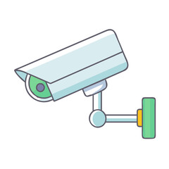 surveillance camera icon, surveillance camera vector illustration-simple illustration of surveillance camera, perfect for surveillance camera logos and themed design 