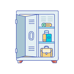 travel locker icon, travel locker vector illustration-simple illustration of travel locker, perfect for travel locker logos and themed design 