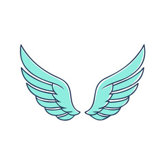 wings icon, wings vector illustration-simple illustration of wings, perfect for wings logos and themed design 