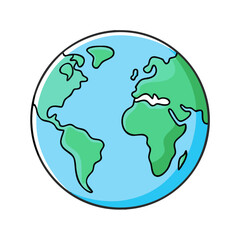 world planet earth icon, world planet earth vector illustration-simple illustration of world planet earth, perfect for world planet earth logos and themed design 