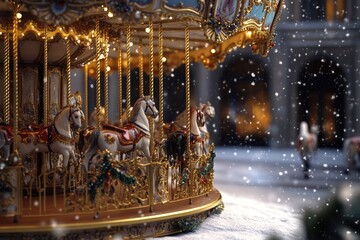 Fototapeta premium A group of people having fun and being merry, surrounded by joyful decorations