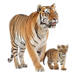 Obraz premium Tiger with Baby. 