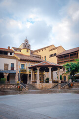 Historic buildings and streets  surrounding, Barcelona, Catalonia, Spain