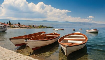 Obraz premium boats in the harbor