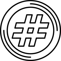 Hashtag Icon