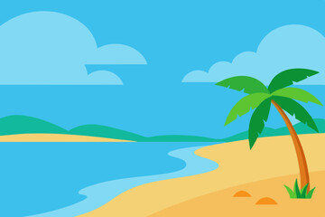 Fototapeta na wymiar beach background