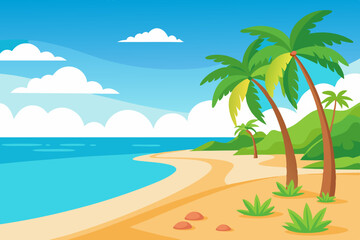 Obraz premium beach background