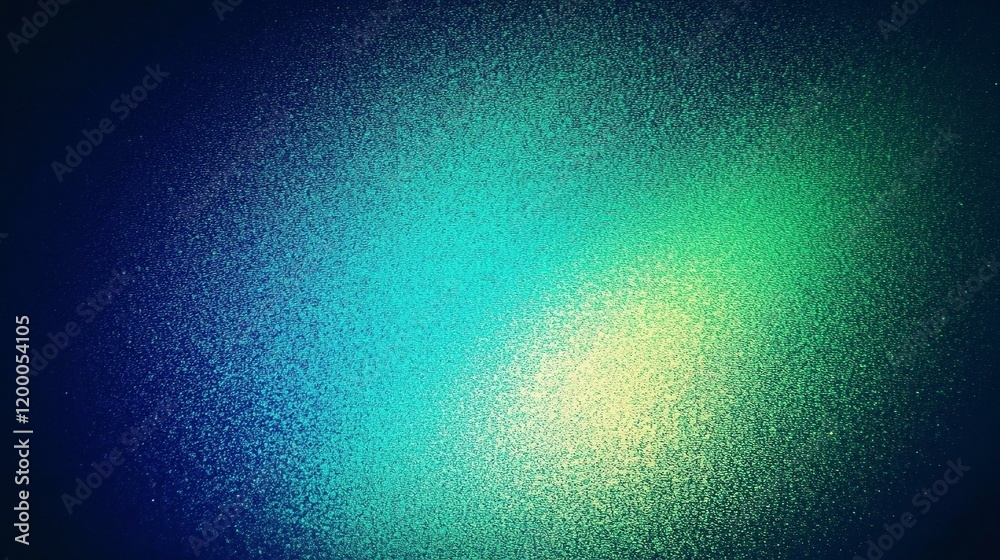 Wall mural Black dark blue green emerald petrol teal lime yellow white abstract background. Color gradient ombre blend. Line stripe. Bright light flash glow glitter neon metallic. Noise grain mesh.