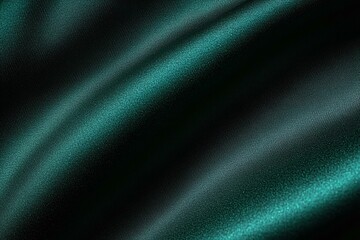 Black dark teal jade emerald sea aventurine green abstract background. Silk satin fabric. Glitter shimmer. Color gradient. Line stripe wave shadow. Drapery curtain. Luxury elegant subtle.