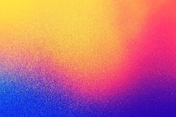 Gold red coral orange yellow peach pink magenta purple blue abstract background. Color gradient ombre. Colorful multicolor mix iridescent bright fun. Rough grain noisegrungy.Design.
