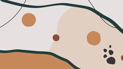 Trendy Warm Abstract Background