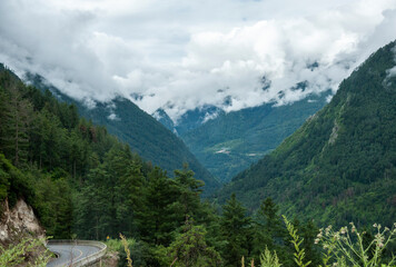 Obraz premium Beautiful landscape at the Nepal Border