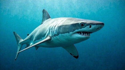shark underwater close up