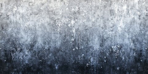 Gradient design fading from icy silver to dark charcoal with angular crystalline forms and textured noise for a sophisticated, sleek effect 