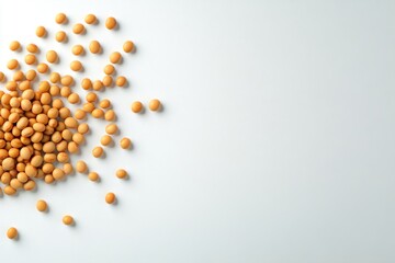 pills on white background