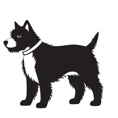Simple Terrier Vector Graphic