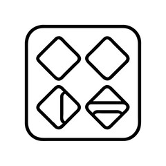 apps metal icon, apps metal line art - simple line art of apps metal, perfect for apps metal logos and icons and themed design 