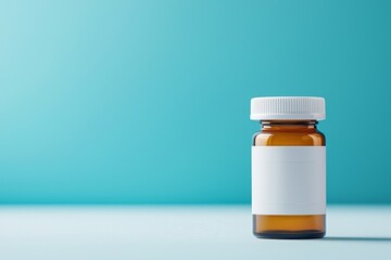 medicine bottle and pills