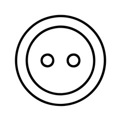 Fototapeta premium big button icon, big button line art - simple line art of big button, perfect for big button logos and icons and themed design 