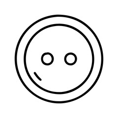 Obraz premium big button icon, big button line art - simple line art of big button, perfect for big button logos and icons and themed design 