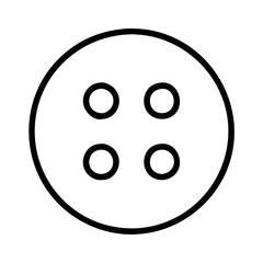 Fototapeta premium big button icon, big button line art - simple line art of big button, perfect for big button logos and icons and themed design 