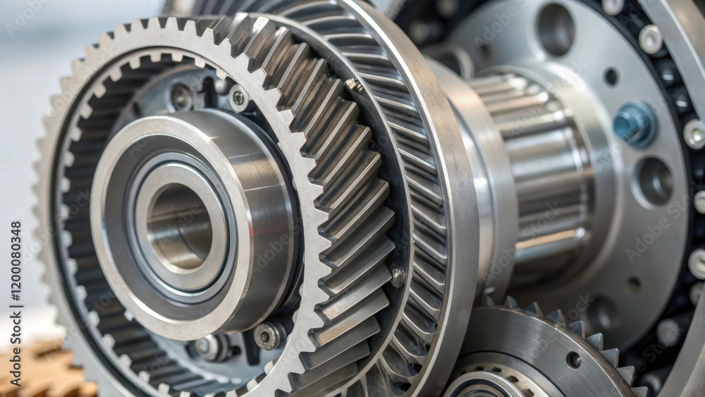 Aufkleber A closeup of the intricate bearings and gears within the fan assembly capturing the precision engineering that allows the fan to operate smoothly.
