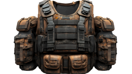 military truck isolated on white