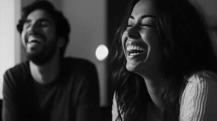 Remote team building activity engaging participants through laughter and interaction during a virtual call