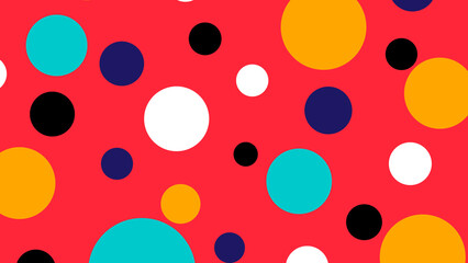 Seamless Pattern 80s Memphis Style Background