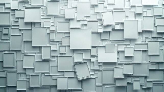 White square digital texture background.