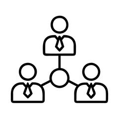 corporate icon, corporate line art - simple line art of corporate, perfect for corporate logos and icons and themed design 