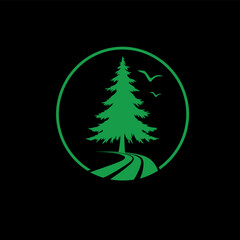 Christmas Fir Tree Vectors Design