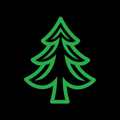 Christmas Fir Tree Vectors Design