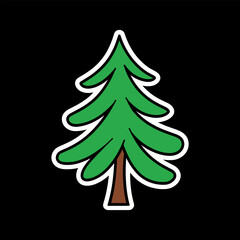 Christmas Fir Tree Vectors Design