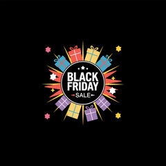 Black Friday Logo Vectors And illustration