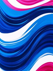 Abstract Swirling Blue Red Hues Artwork - Vibrant abstract art featuring swirling blue and red hues. Symbolizes energy, movement, fluidity, passion, and creativity.