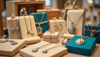Elegant jewelry display showcasing unique designs for special occasions