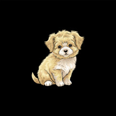 Cute Cartoon Dog Vectors