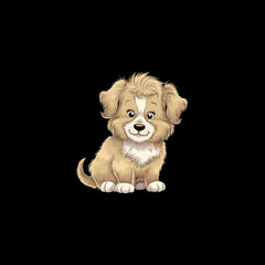 Cute Cartoon Dog Vectors