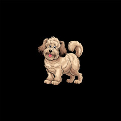 Cute Cartoon Dog Vectors