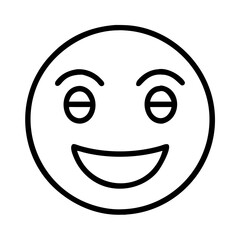 emot icon, emot line art - simple line art of emot, perfect for emot logos and icons and themed design 