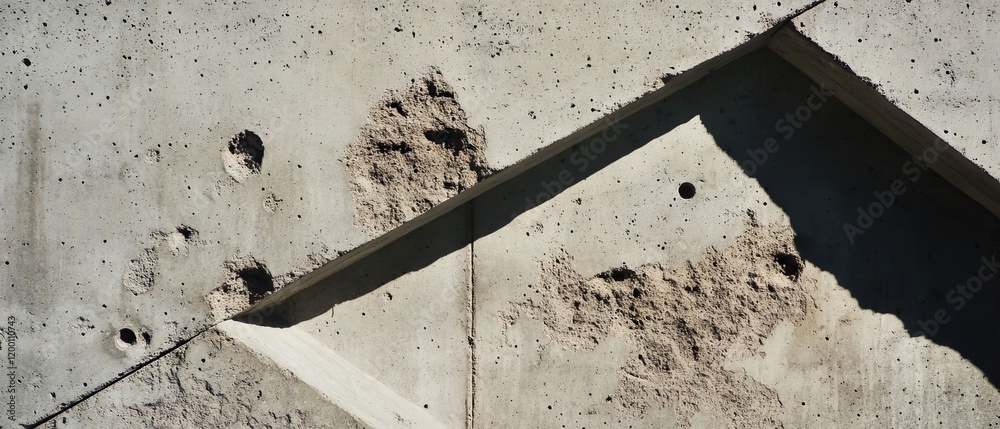 Poster texture and imperfections of rough concrete with unique surface design
