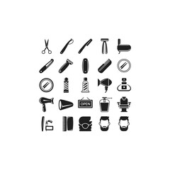 Hair Cutting Men Vectors