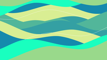 Minimal Neon Trendy Abstract Background Futuristic Gradient Shapes Design