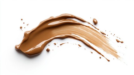 Liquid Chocolate Swirl: Creamy, Rich Texture Background
